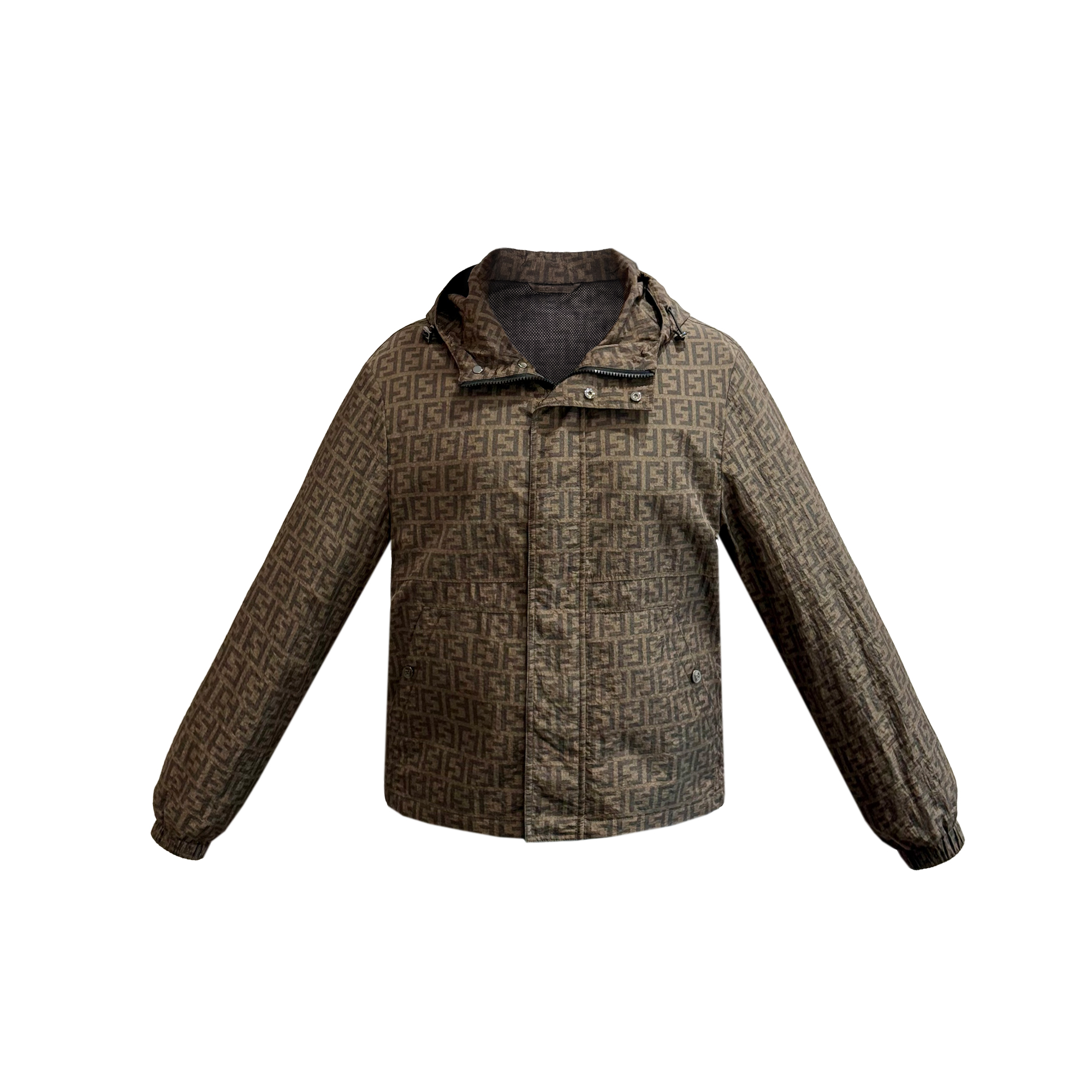 朗尼芬迪秋季新款男士满印数码印花潮流连帽外套7311150300