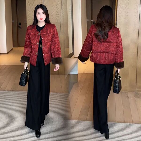 【有运费险】冬季新品穿搭面包服气质显瘦休闲时尚宽松外套121