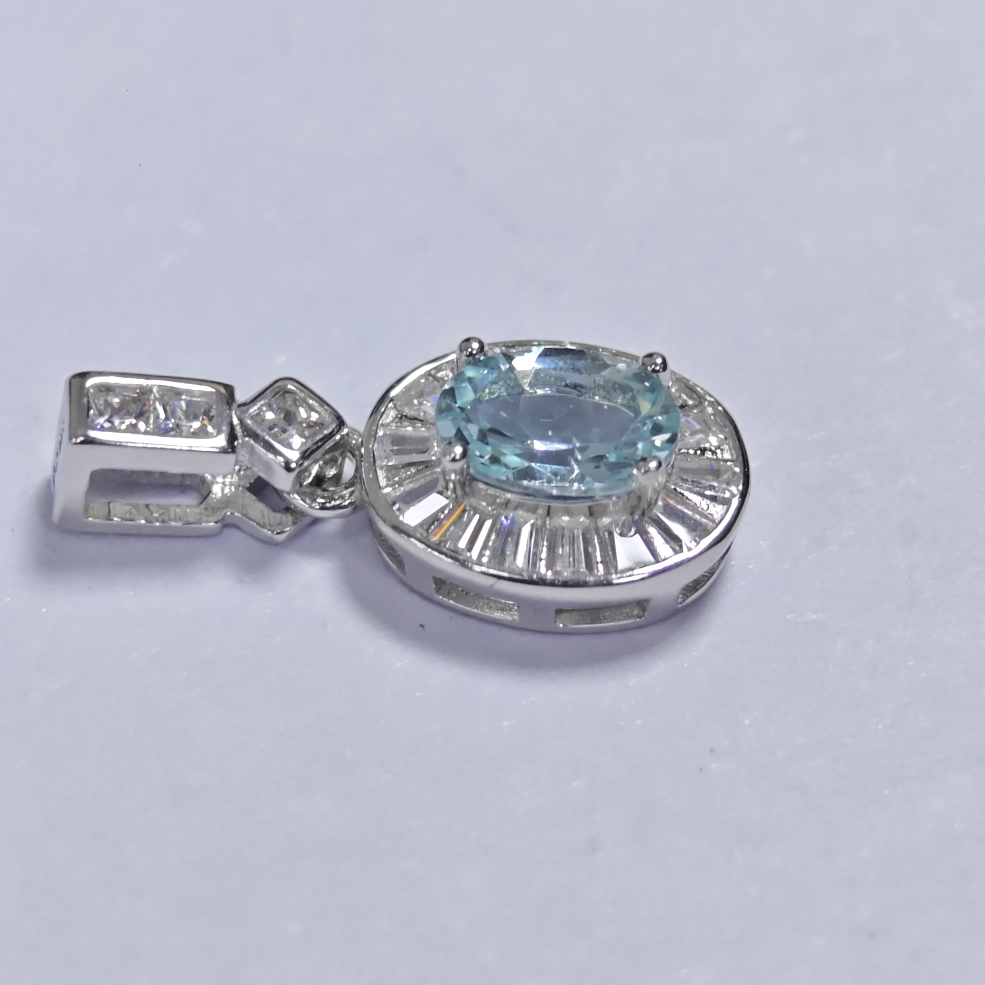 【书记甄选】天然原创海蓝宝吊坠 多样性发一件 3306QBX