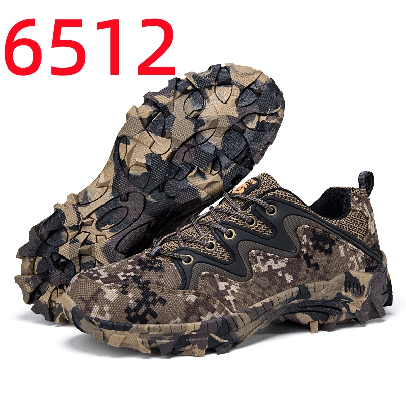 户外防滑登山旅行休闲鞋男透气迷彩鞋正宗军训鞋运动鞋轻便工作鞋