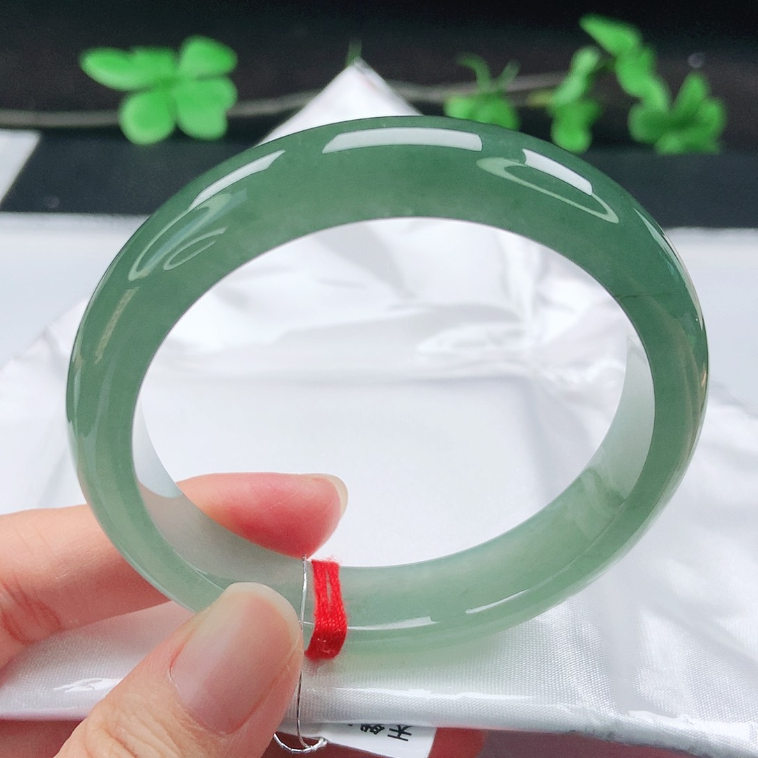 未镶嵌手镯翡翠57圈
