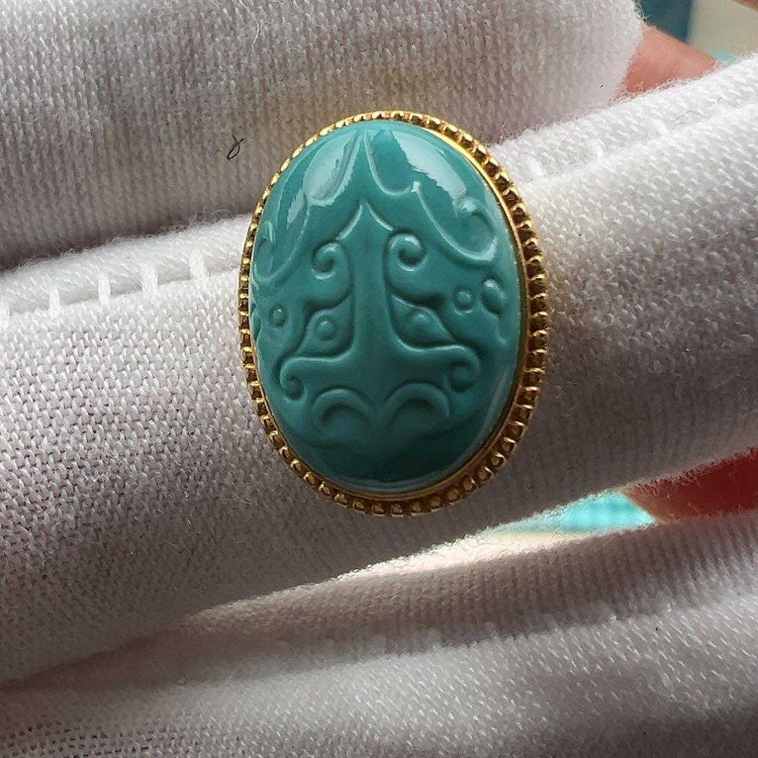 绿松石未镶嵌配饰