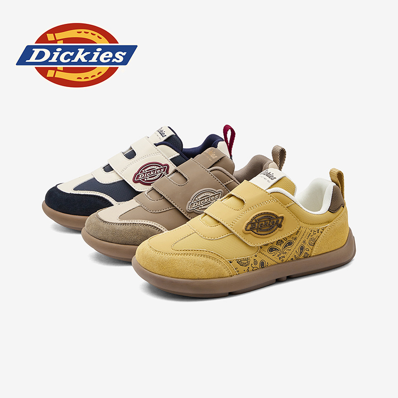 Dickies【户外可选】儿童鞋国潮风腰果花时尚休闲鞋2026春季新款商品图