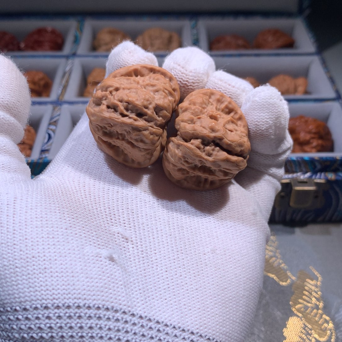 文玩核桃把件L*3蛤蟆头3029