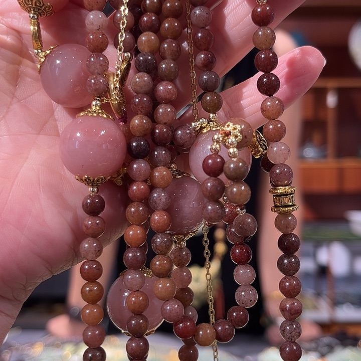 未镶嵌岫玉毛衣链