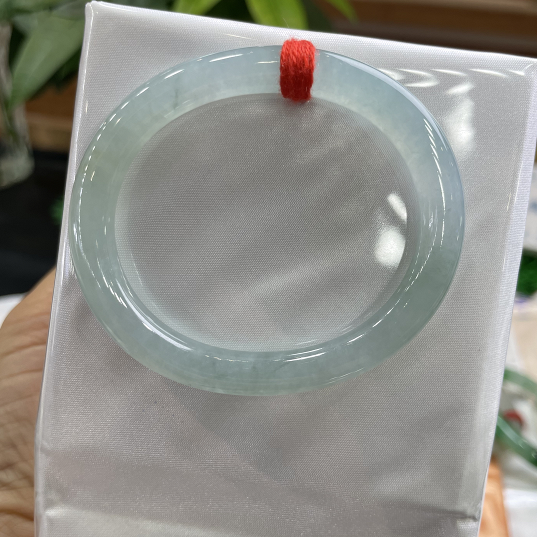 小圈福利50.5圈贵妃冰蓝晴天然缅甸翡翠a货