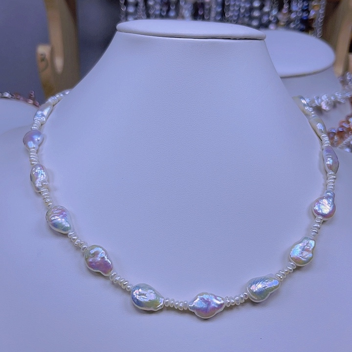 淡水珍珠手绳合金