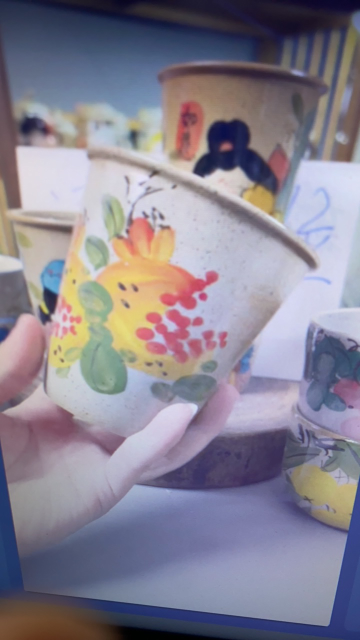 手绘高温釉下彩陶瓷