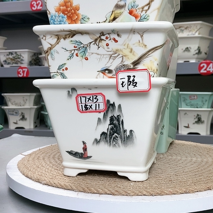 紫砂花盆紫砂花盆