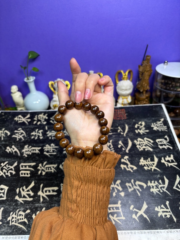 正宗五台山六道降龙木男女手串念珠精品老料文玩手串佛珠