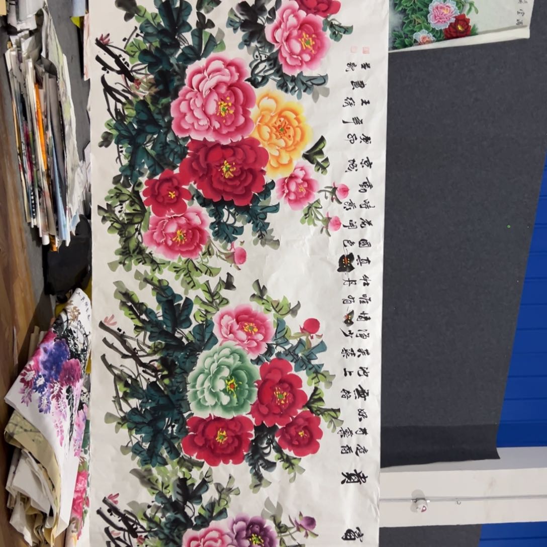 国画国画作品画心一张