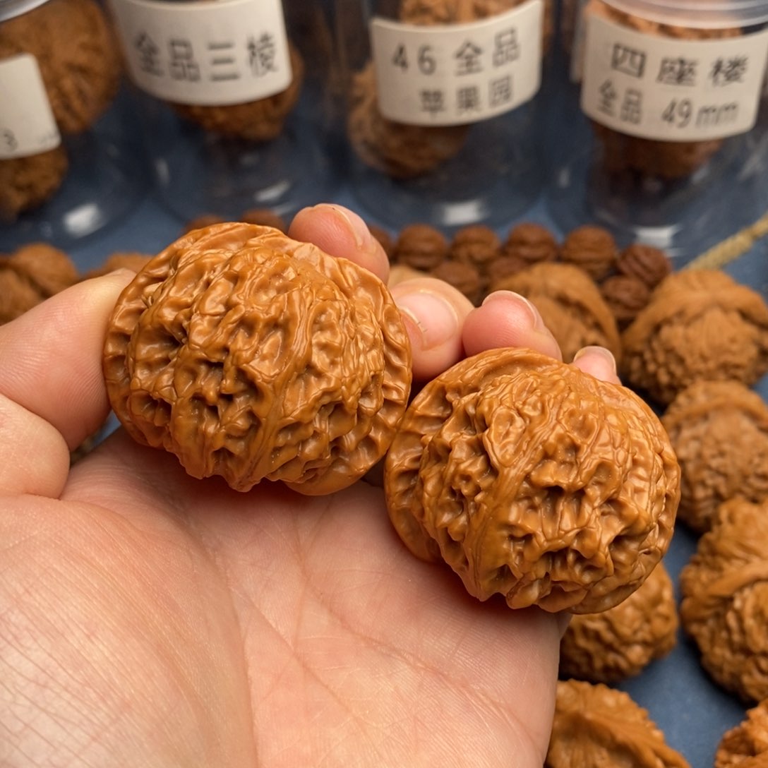 文玩核桃把件苹果园0125