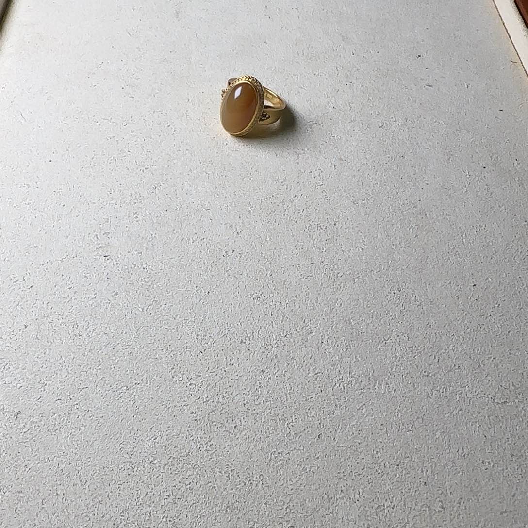 和田玉戒指未镶嵌薇*