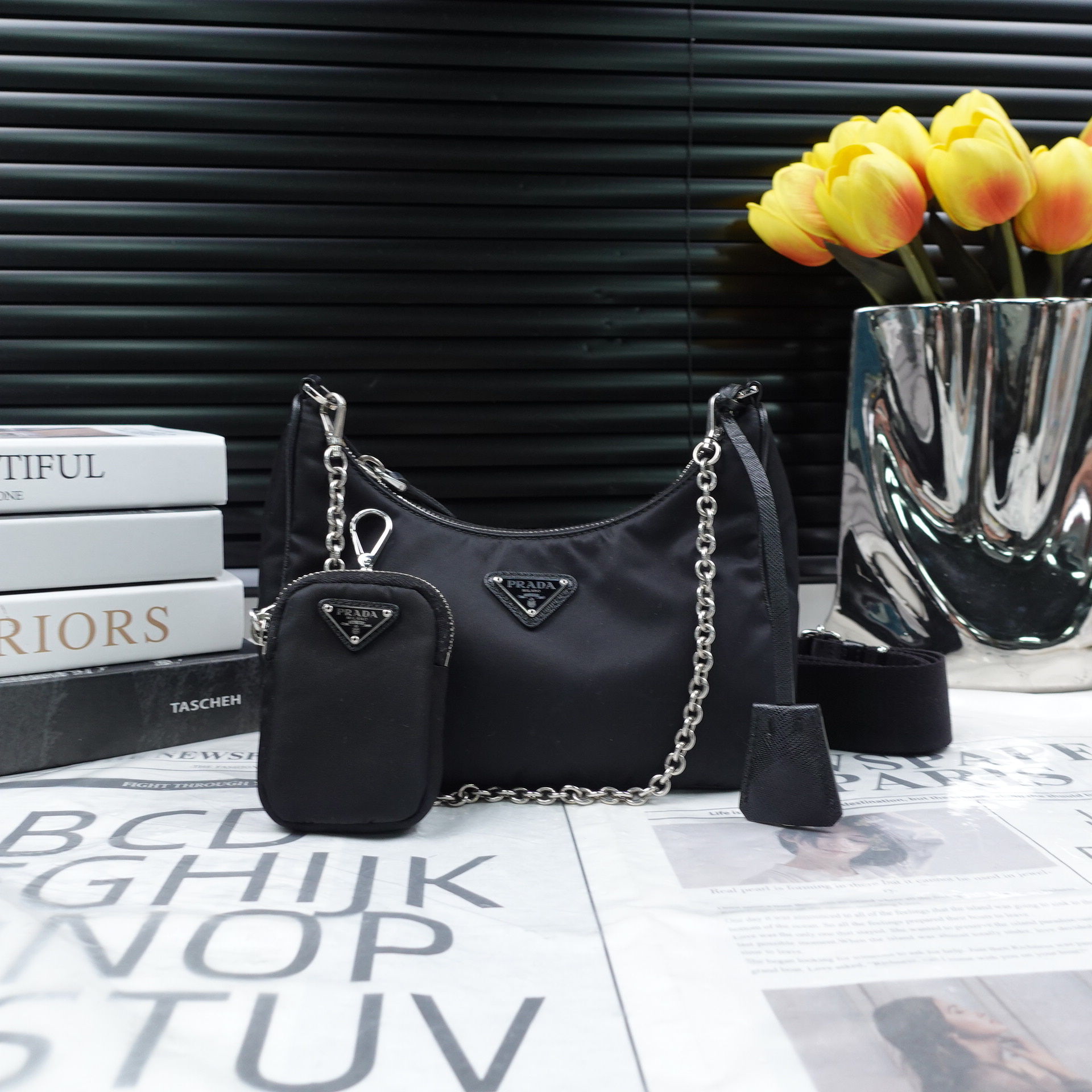 95新 Prada/普拉达 单肩包/T10319179