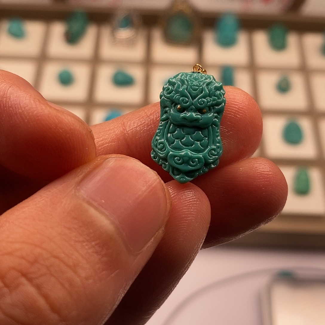 绿松石发饰未镶嵌