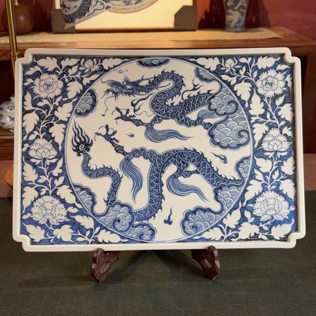 盖碗铠甲龙干泡台博陵造物