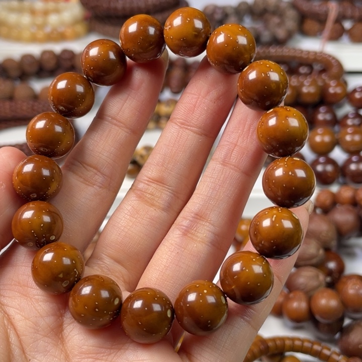 紫金鼠手串12.7尺寸练手瑕疵款