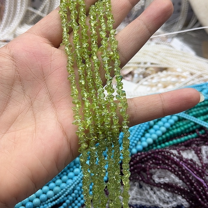 玛瑙/玉髓未镶嵌珠宝半成品一条橄榄碎石