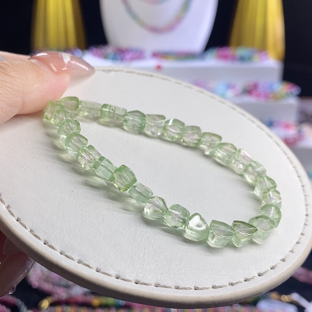 未镶嵌手链碧玺瓜片