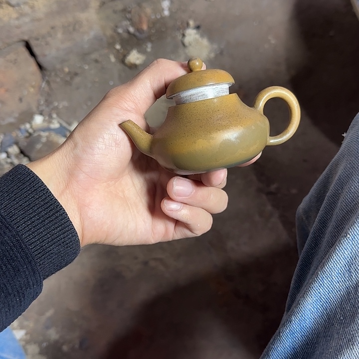 随***缘茶壶紫砂坭兴陶柴烧