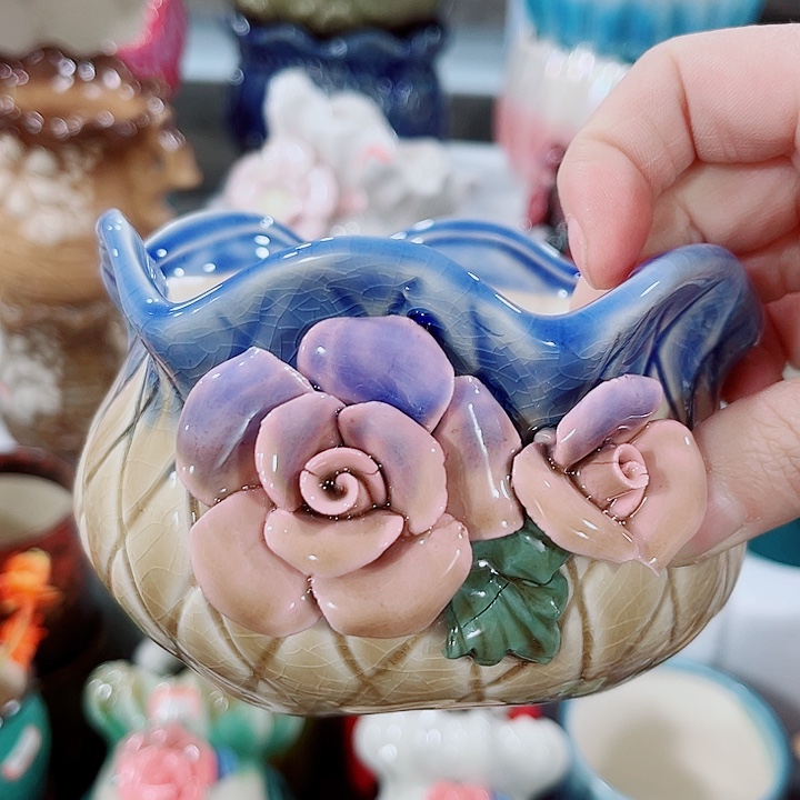 多肉陶瓷花盆满10元包邮