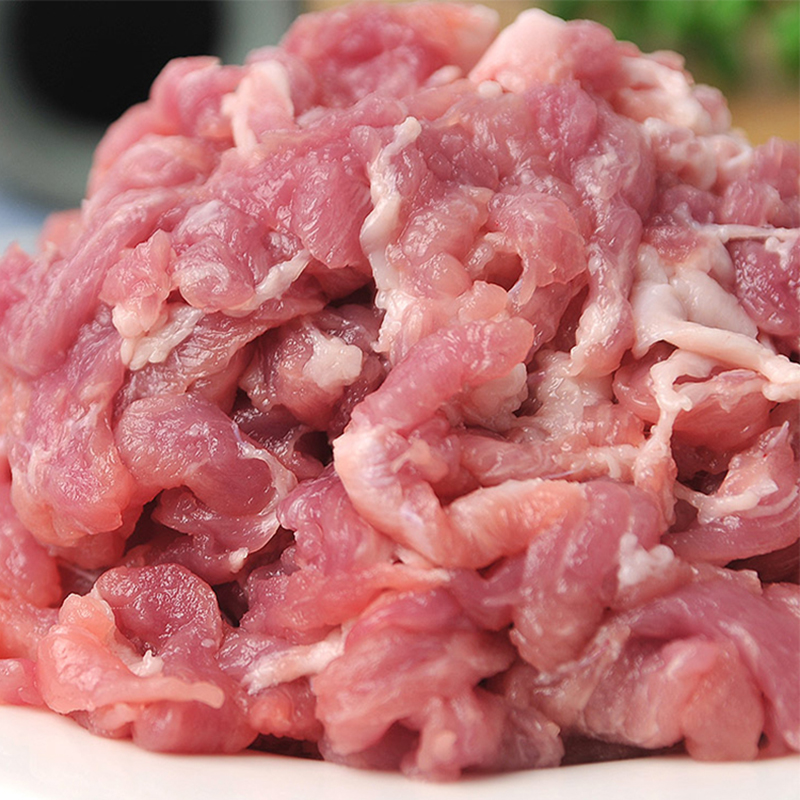 苏食老字号农场猪肉丝200g*4盒新鲜宰杀免洗免切炒菜煲汤