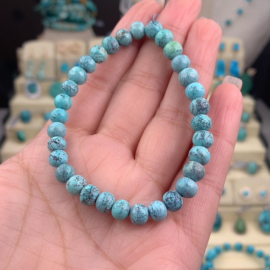 绿松石未镶嵌手链