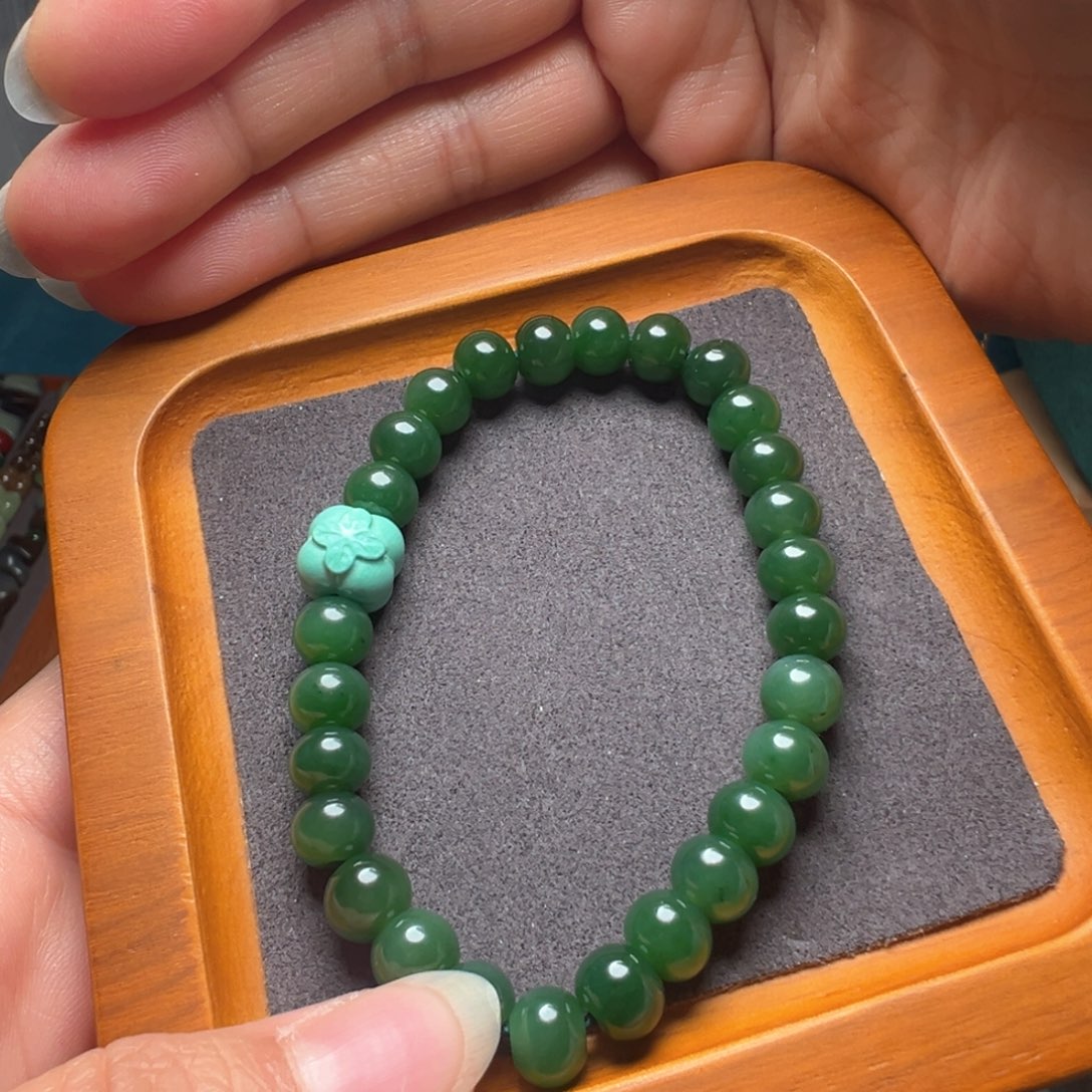 和田玉手串未镶嵌