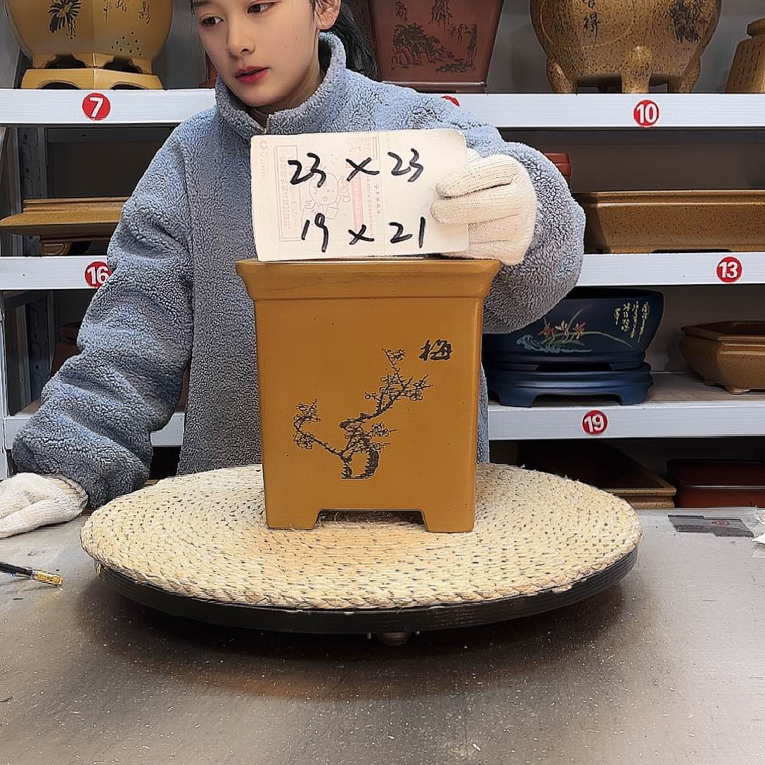 紫砂花盆紫砂花盆