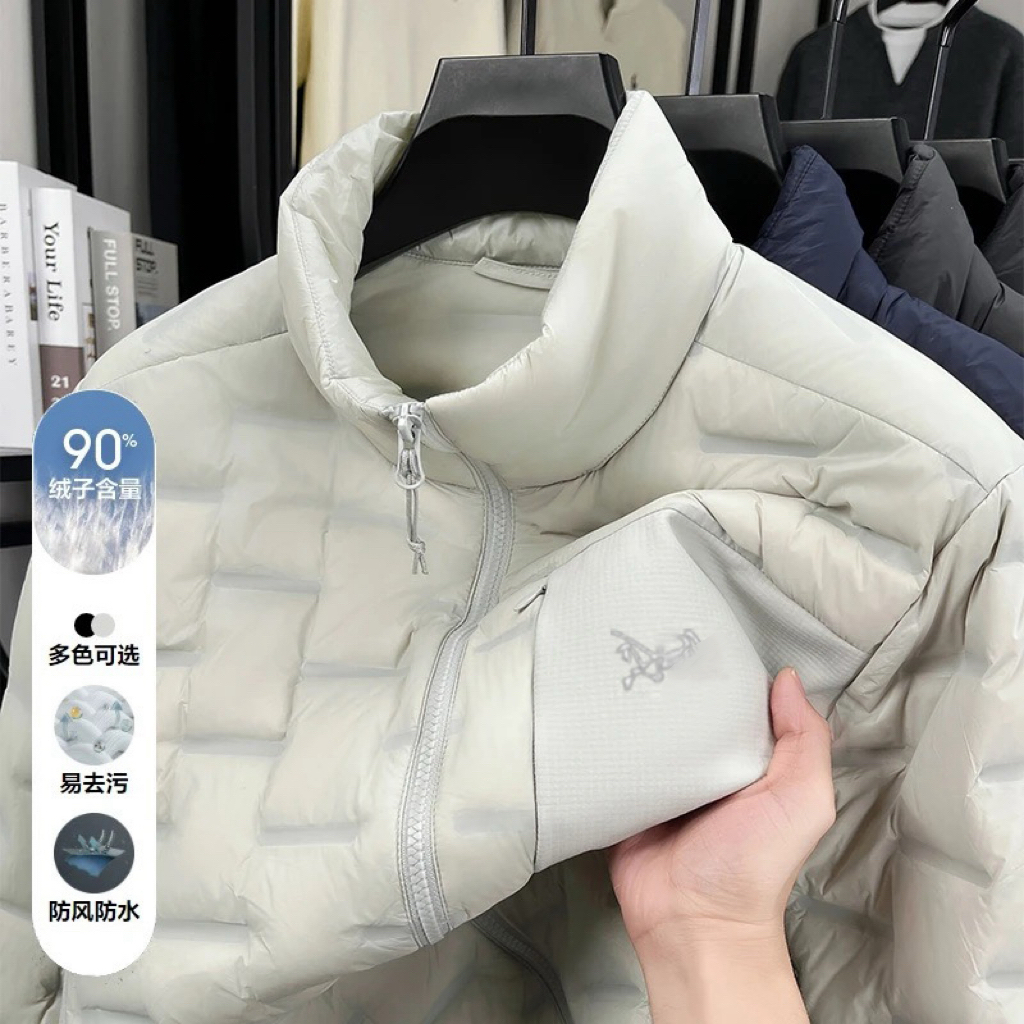 【奥莱撤柜】轻奢薄款2025羽绒服排骨服防风保暖户外冬季外套男上衣