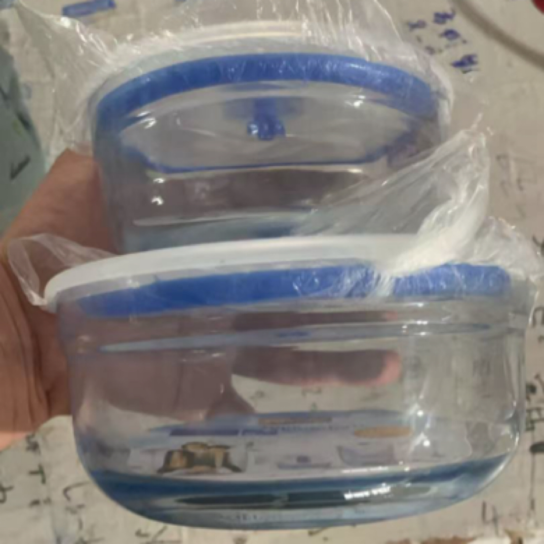 圆玻璃保鲜盒微波碗饭盒带盖圆形