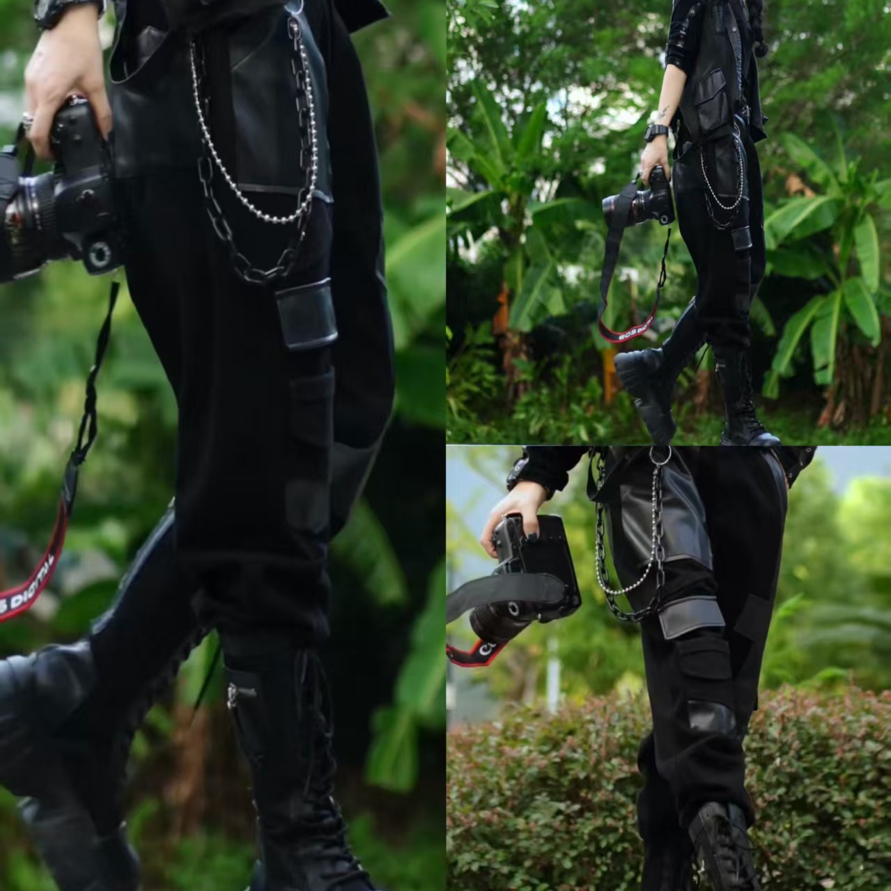 潮牌欧货新款宽松垮裤203修身个性潮流时尚网红洋气炸街女装