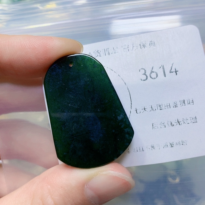 翡翠颈饰未镶嵌翡翠