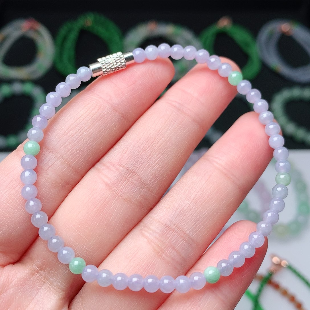 翡翠手链未镶嵌翡翠