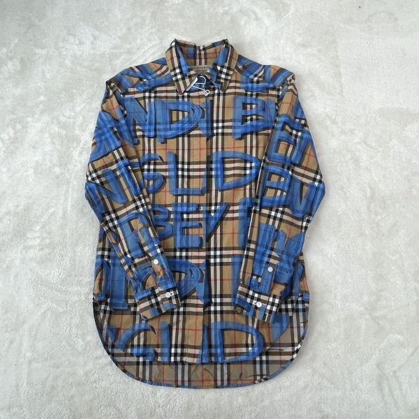 妃鱼/博柏利/棉/衬衫/95新/z零一三零