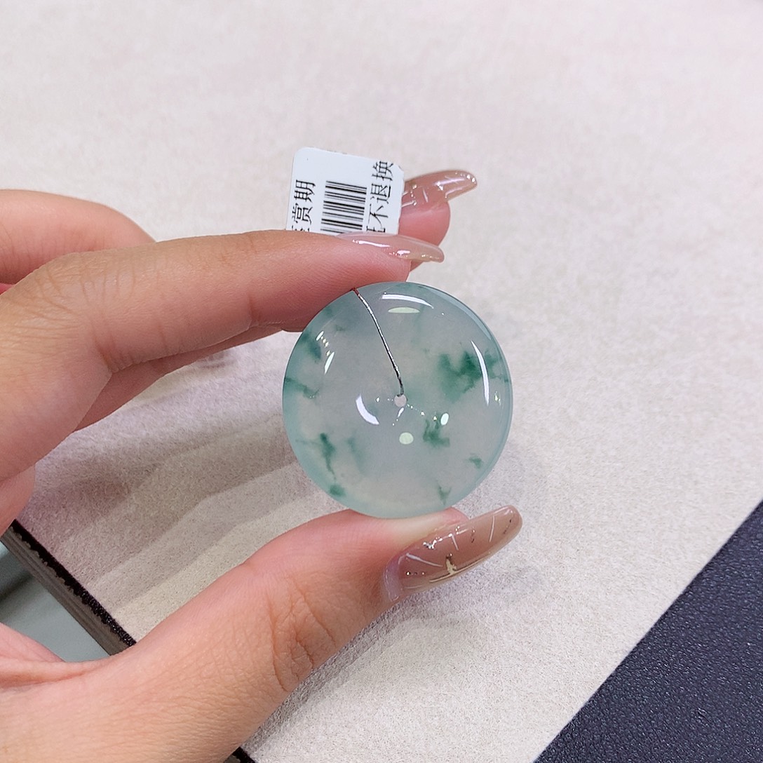 翡翠未镶嵌吊坠(不含链)30-5.8