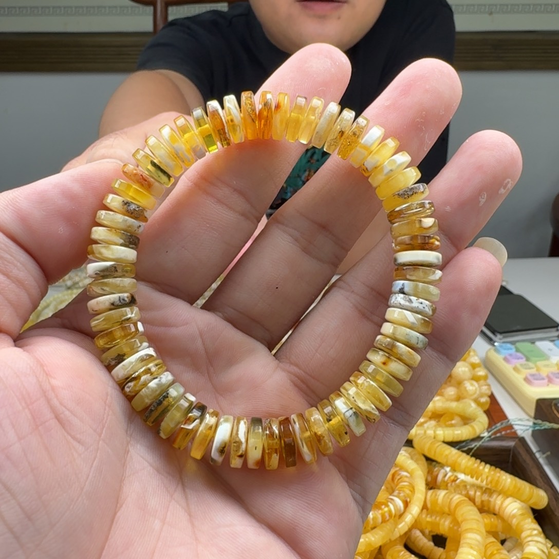 手链琥珀未镶嵌10