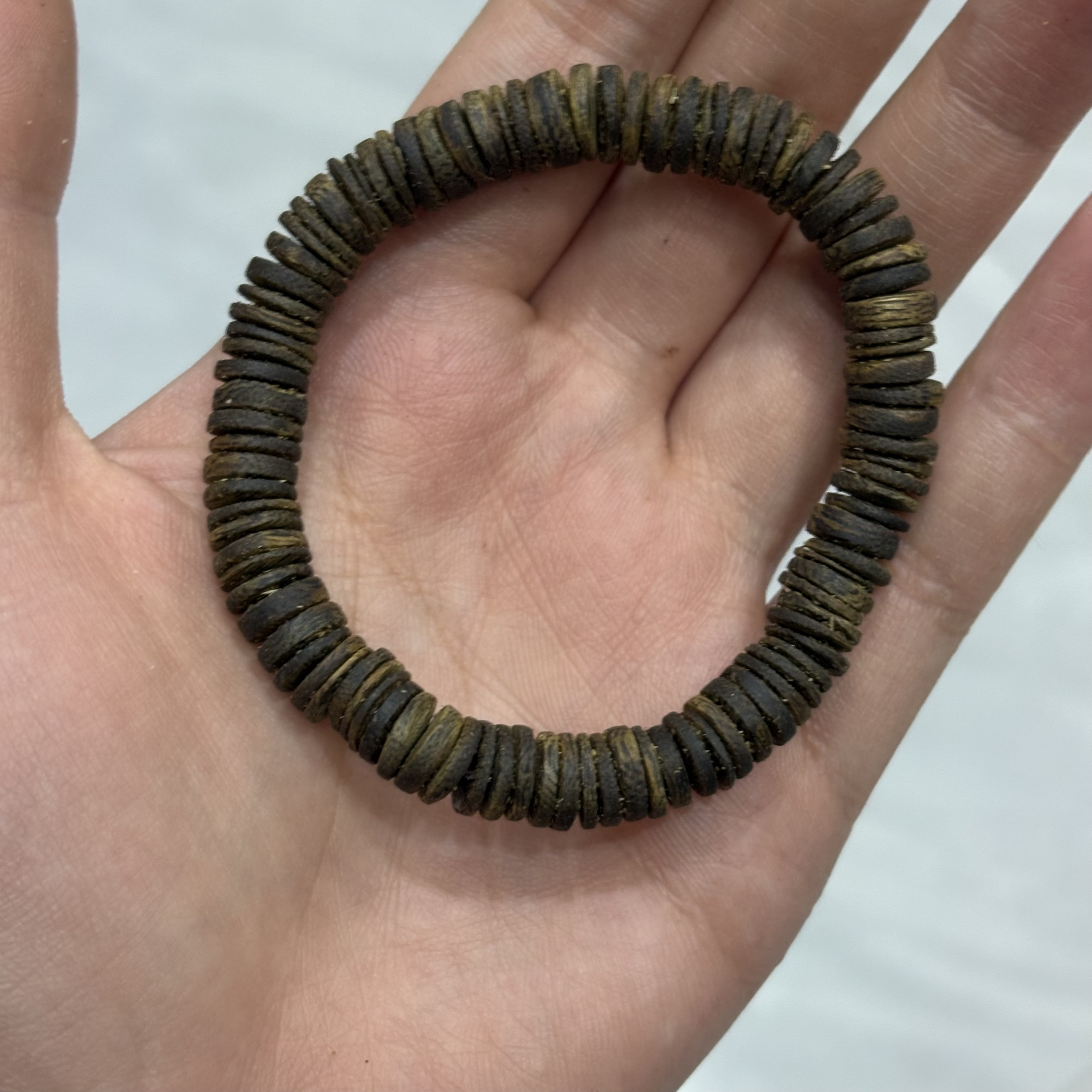 沉香奇楠沉香卡8沉水级单圈片珠多样性发一