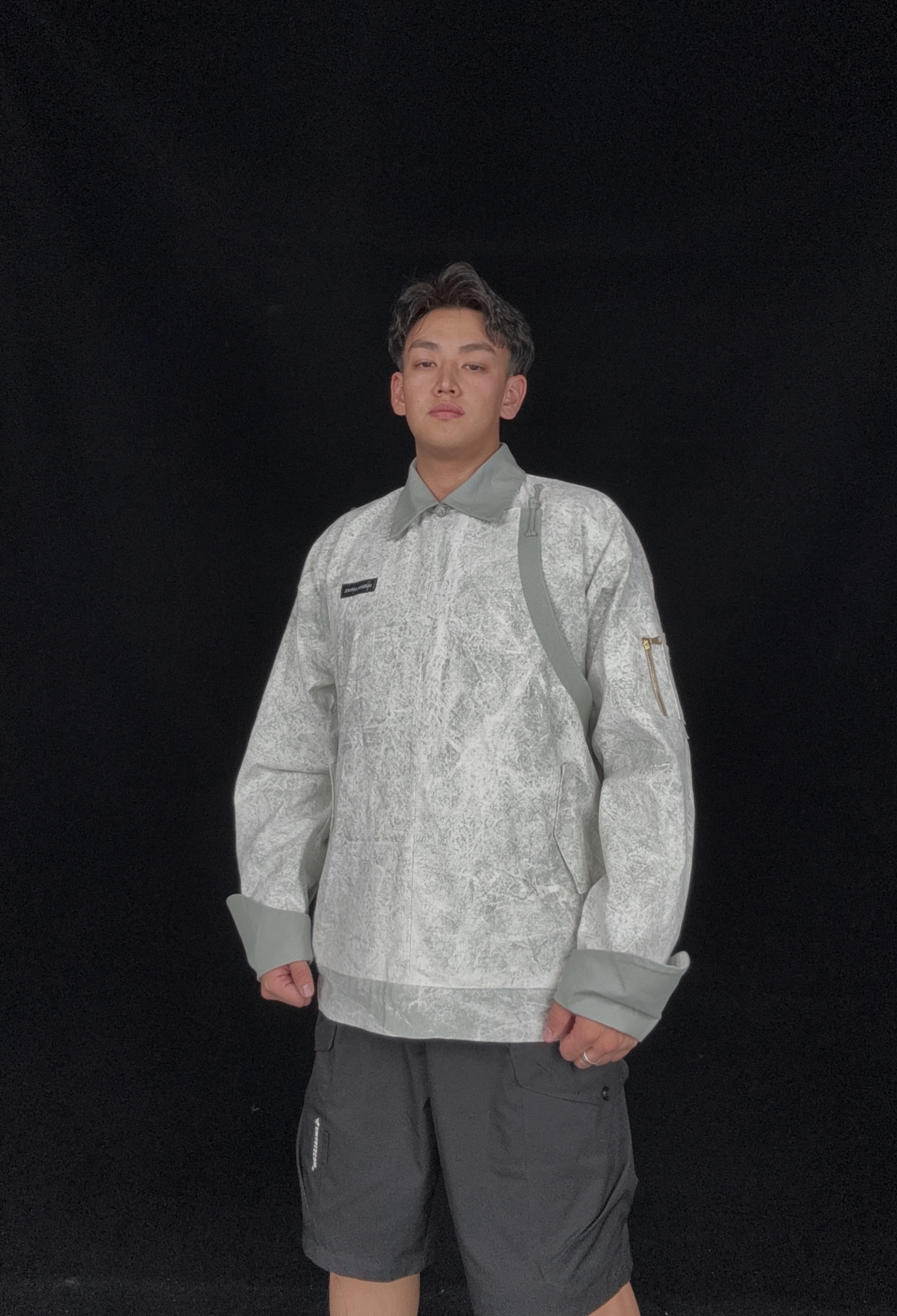 【黛尔玛精品服饰1】春秋新款休闲民族风男女同款牛仔外套G8001