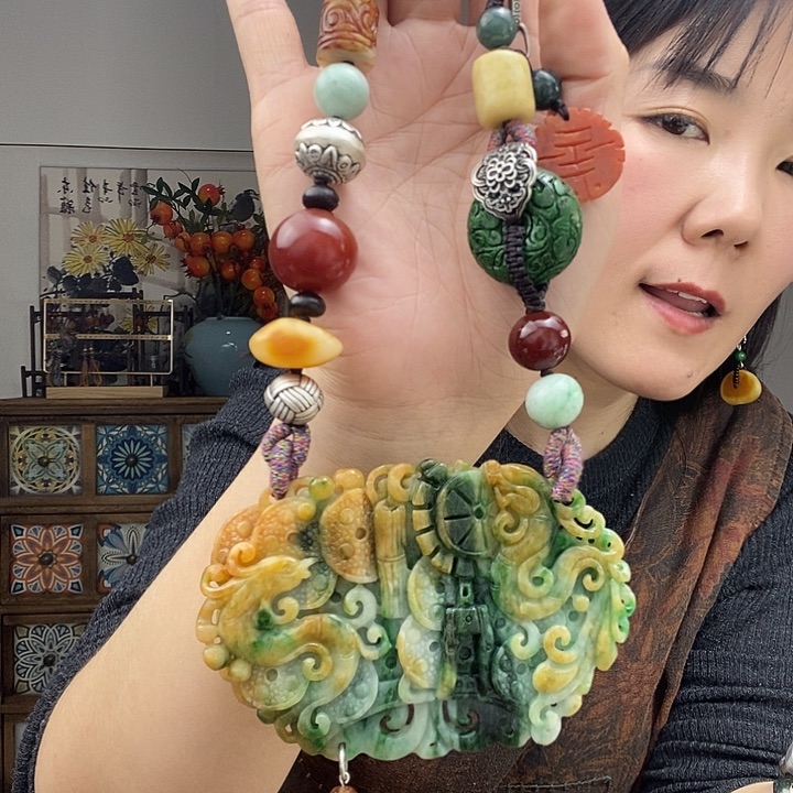 翡翠项链未镶嵌项链