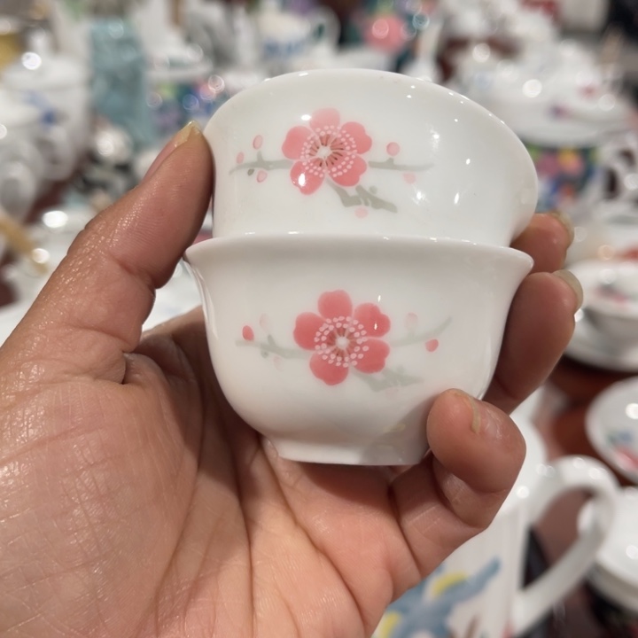 醴陵高温瓷釉下手绘30毫升