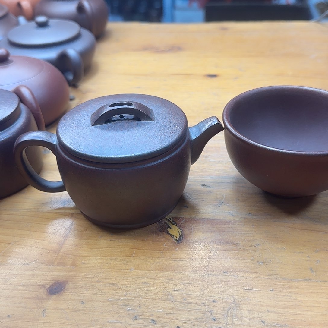 紫砂茶壶民间手艺人全手工制作