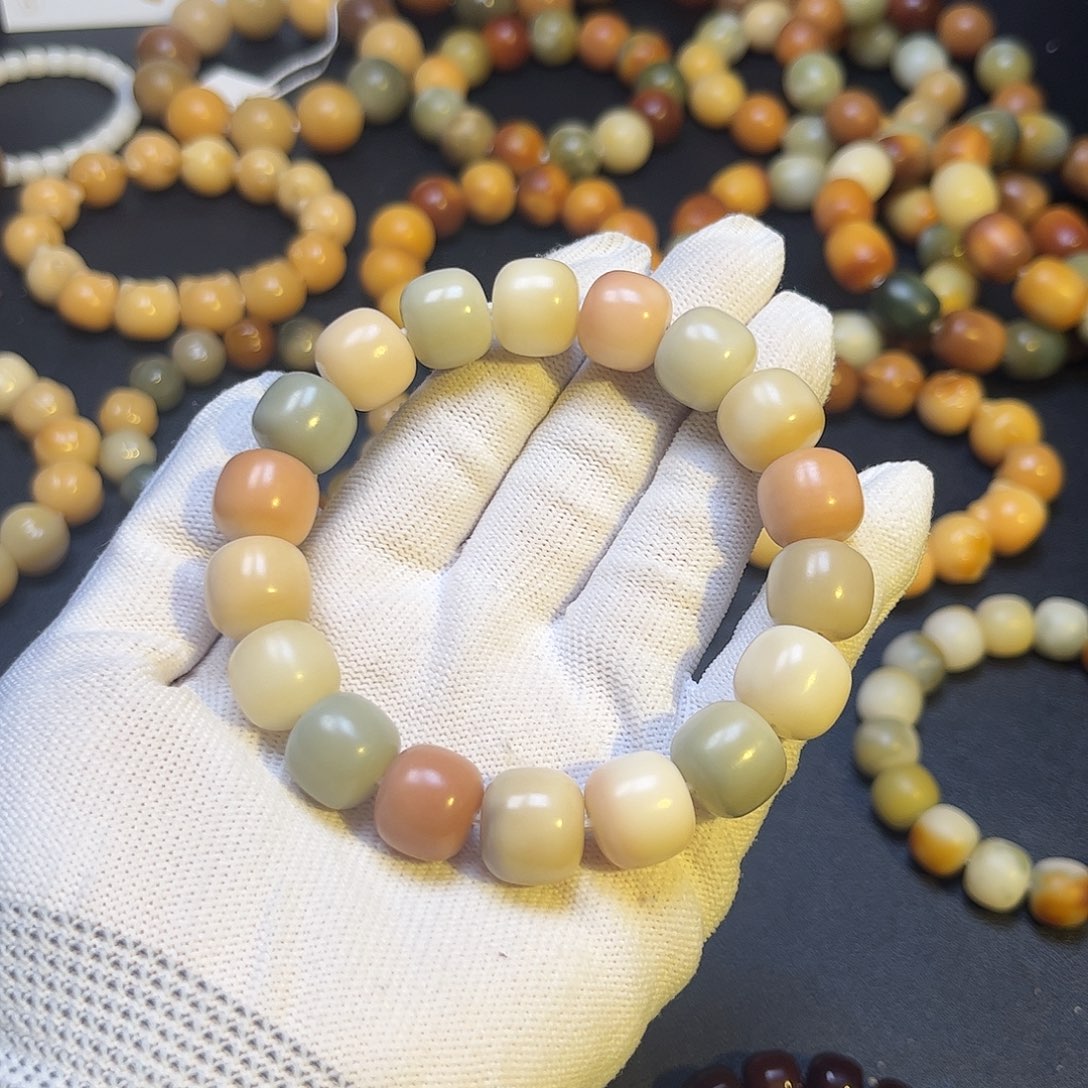 菩提根/象牙果吊坠马卡龙色系干磨桶珠全品 可挑选