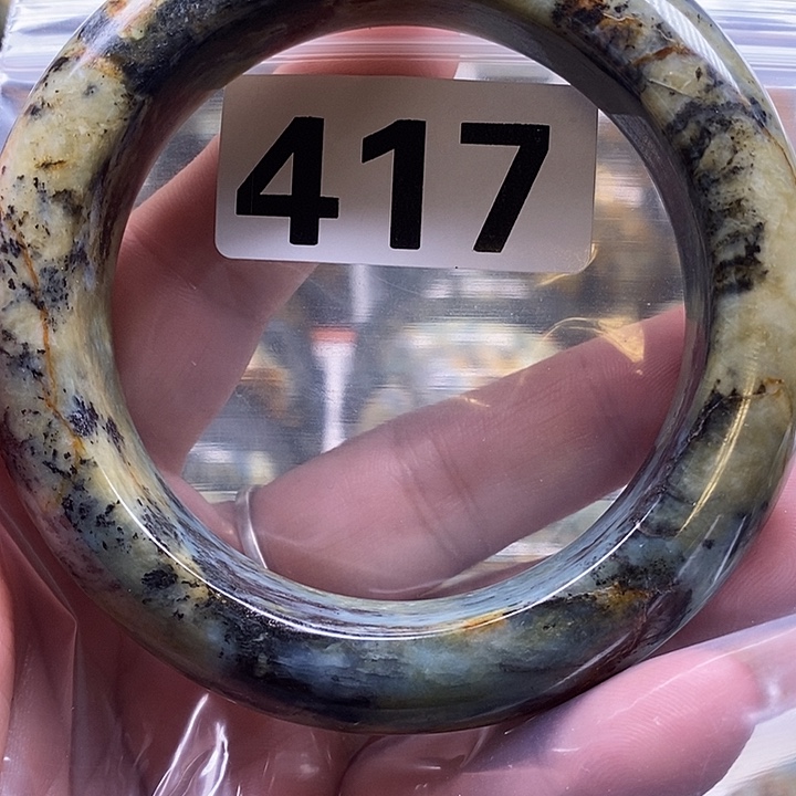 心***8蛇纹石玉未镶嵌手镯