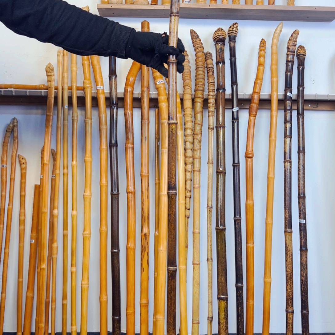 1679紫竹杖登山杖手持拐棍