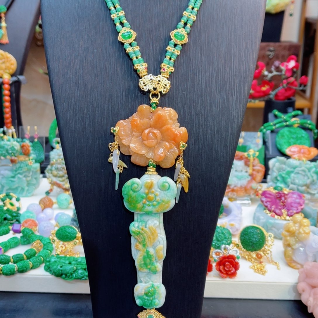 翡翠颈饰合金48小时鉴赏期