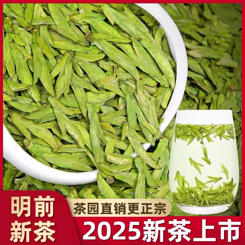 2025杭州明前头采龙井新茶尝鲜50g清香