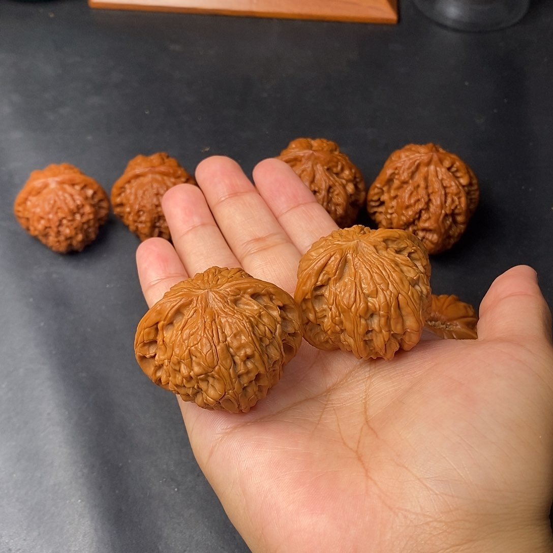 文玩核桃把件磨盘全品43