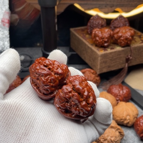 蒋***丷把件文玩核桃蛤蟆39