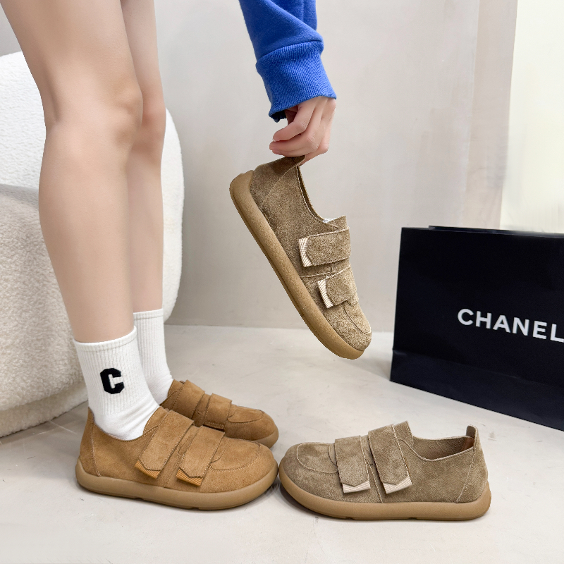 【小苏说鞋】A20新款双魔术贴软底舒适百搭女士勃肯单鞋仓